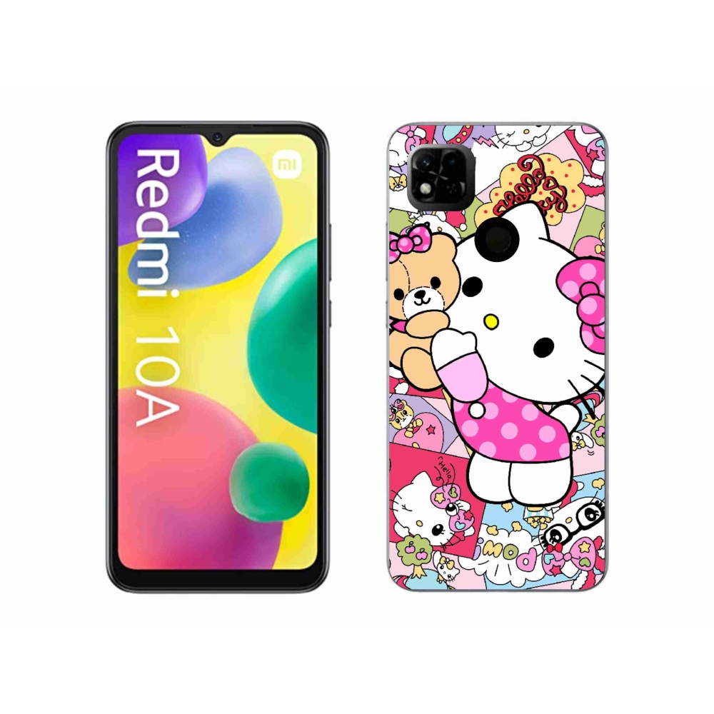 Gelový kryt mmCase na Xiaomi Redmi 10A - cute kitty
