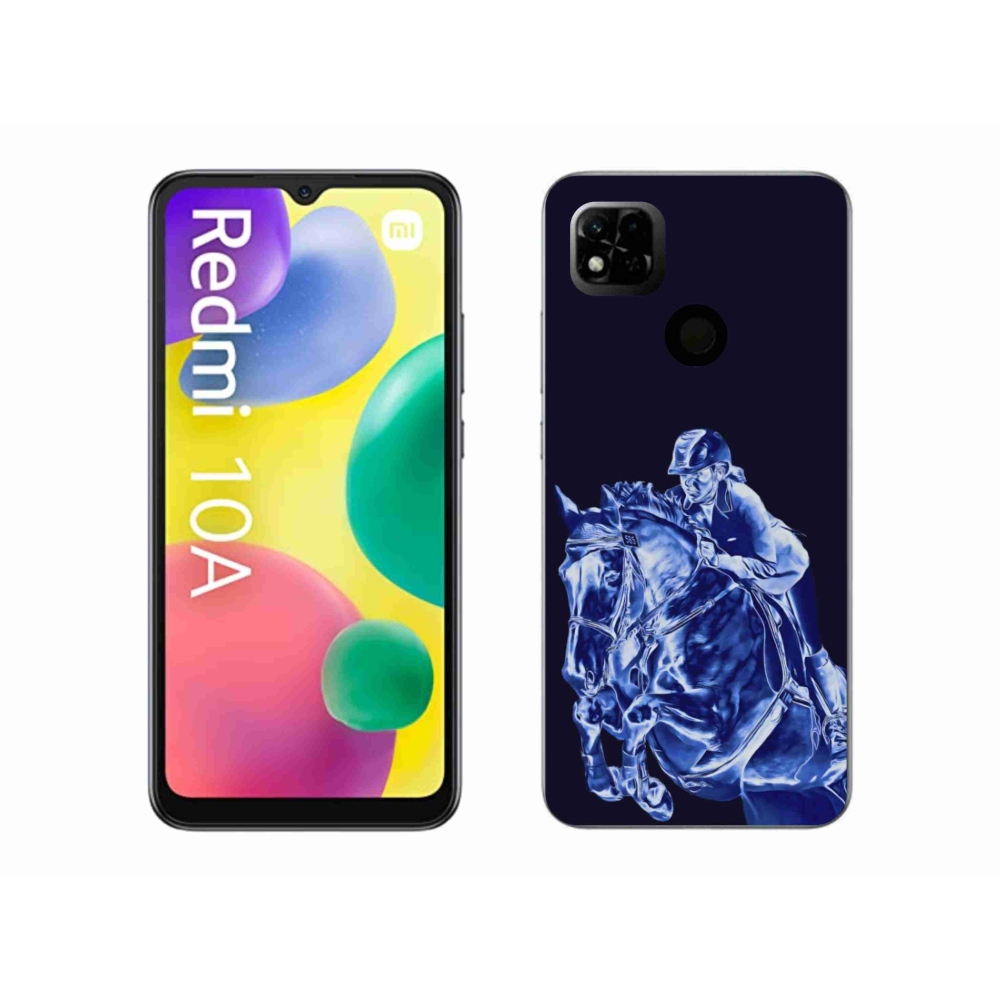 Gelový kryt mmCase na Xiaomi Redmi 10A - dostihový kůň