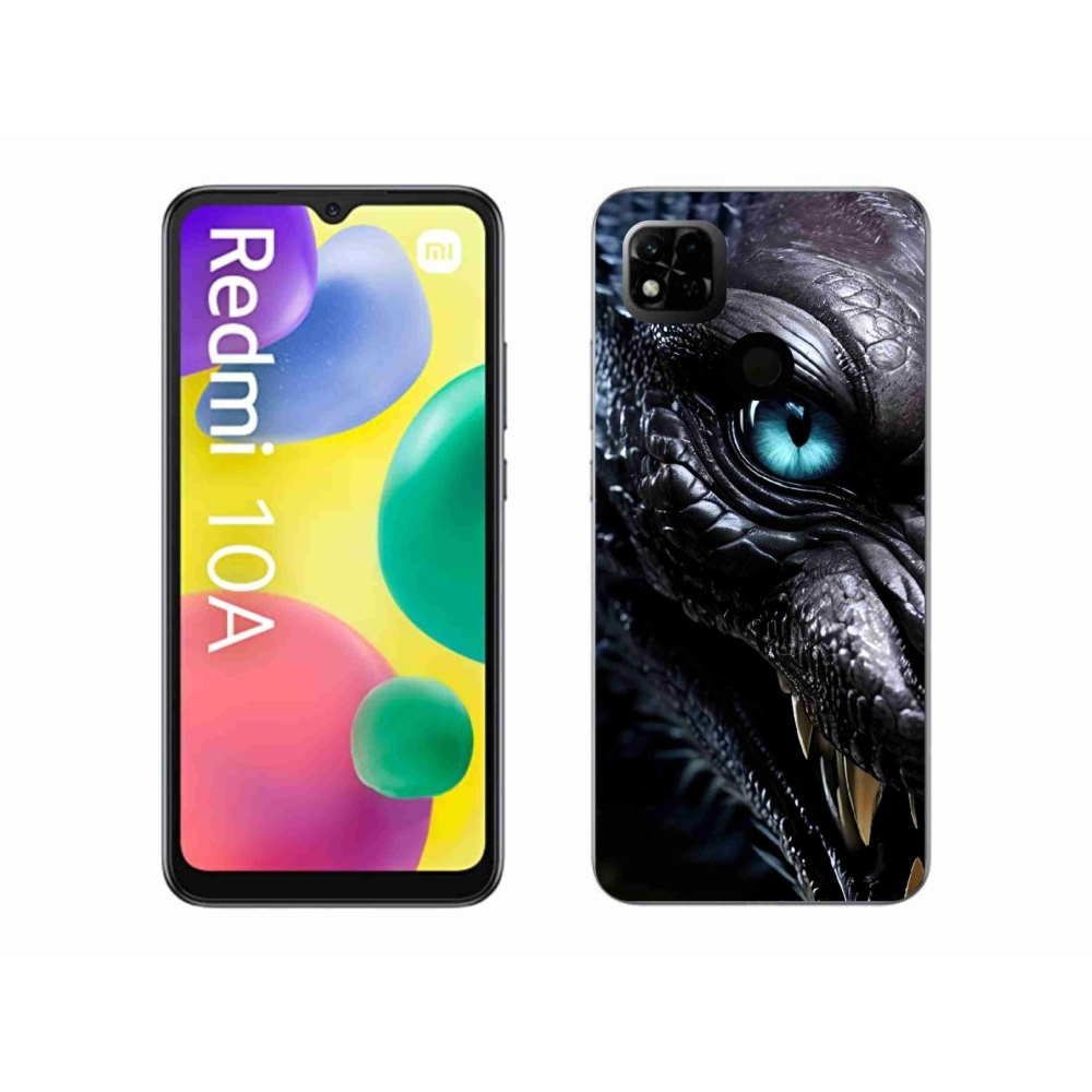 Gelový kryt mmCase na Xiaomi Redmi 10A - dračí pohled