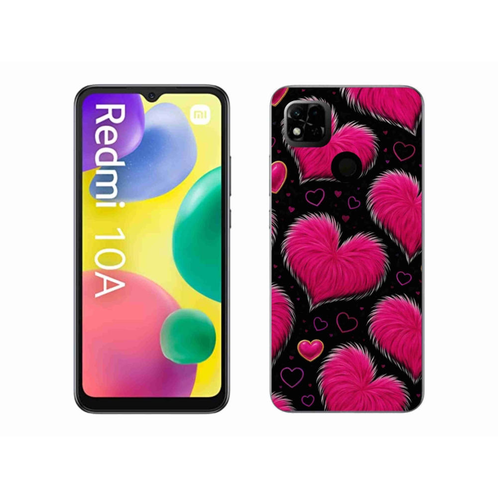 Gelový kryt mmCase na Xiaomi Redmi 10A - hebká srdce