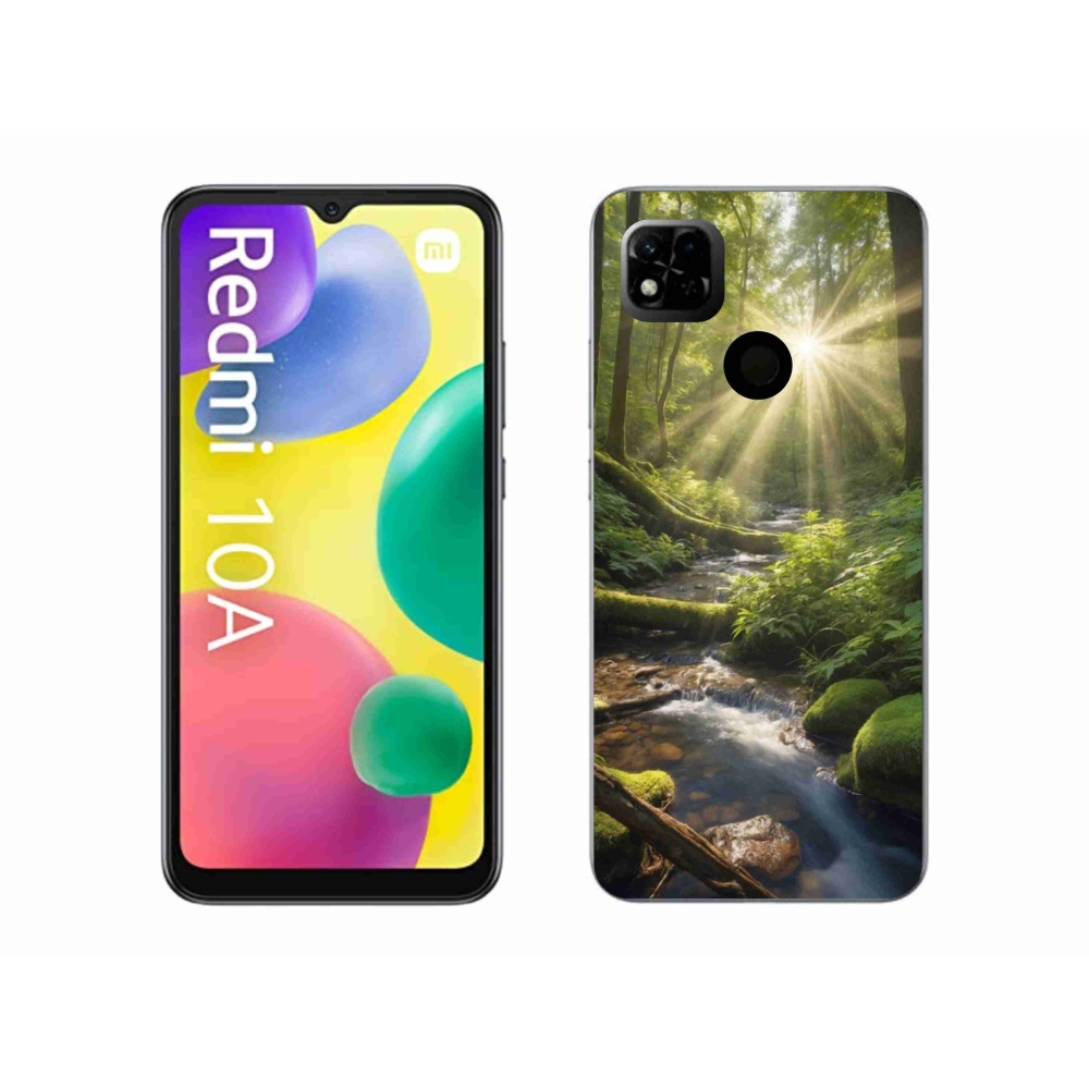 Gelový kryt mmCase na Xiaomi Redmi 10A - hlubina lesa