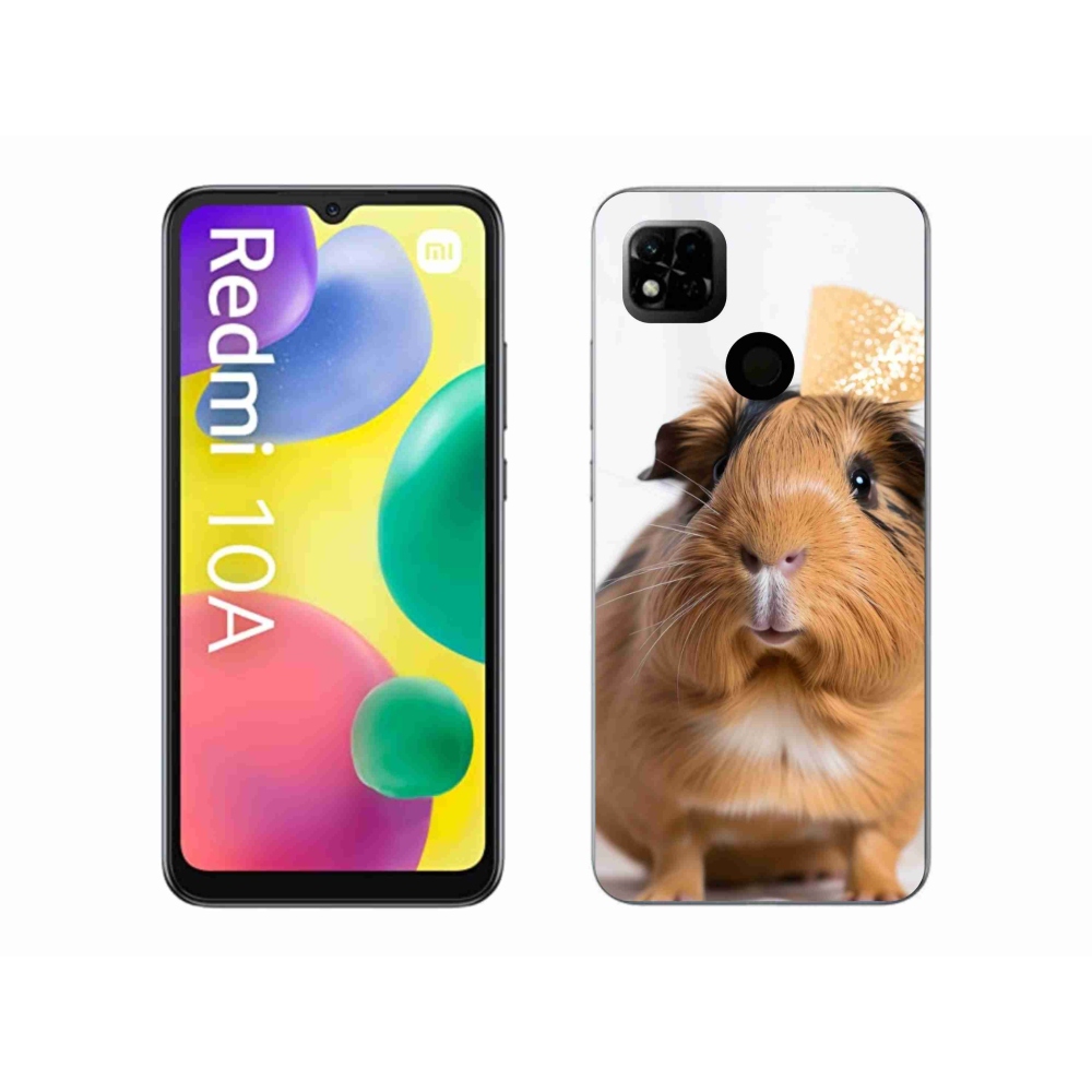 Gelový kryt mmCase na Xiaomi Redmi 10A - hnědé morče