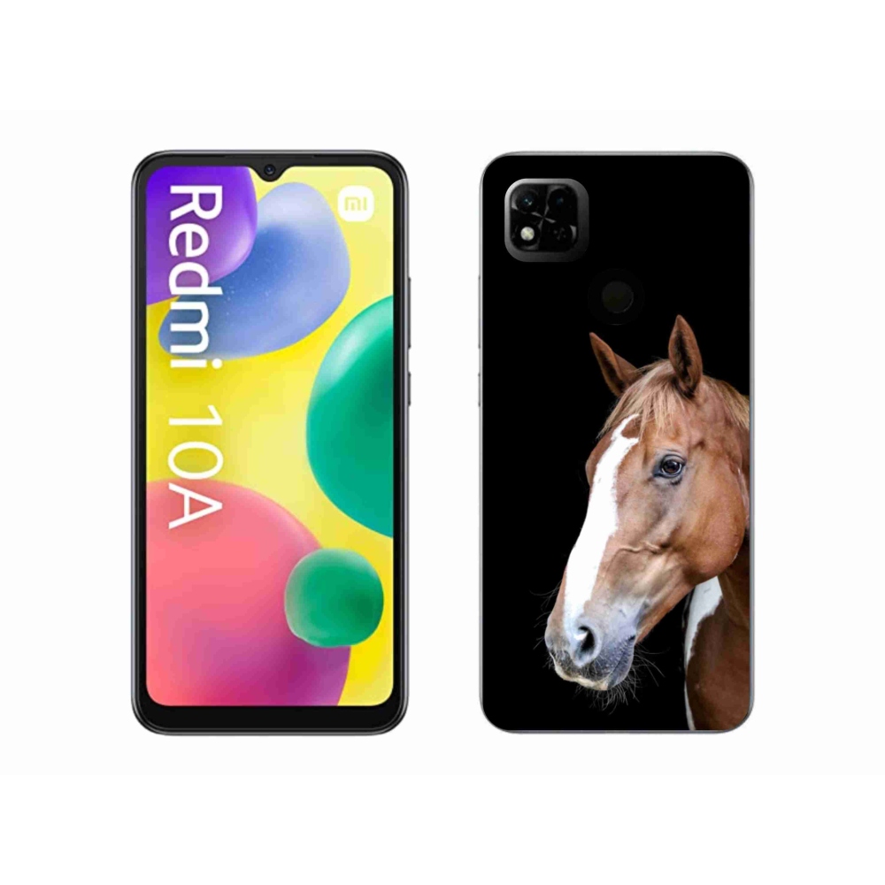Gelový kryt mmCase na Xiaomi Redmi 10A - hnědý kůň 3
