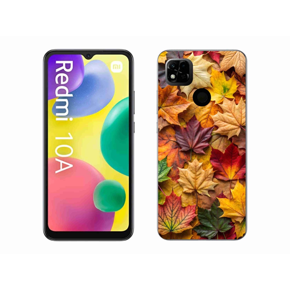 Gelový kryt mmCase na Xiaomi Redmi 10A - javorové listy 2