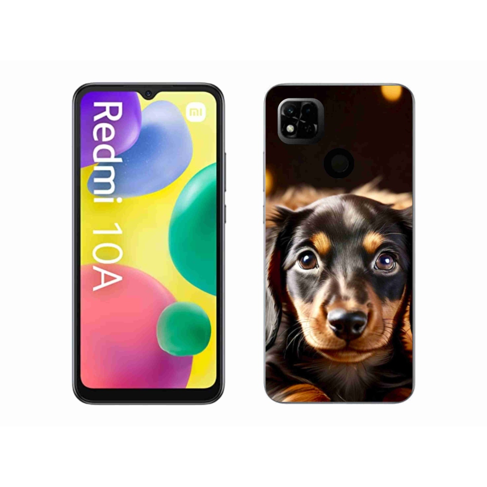 Gelový kryt mmCase na Xiaomi Redmi 10A - jezevčík