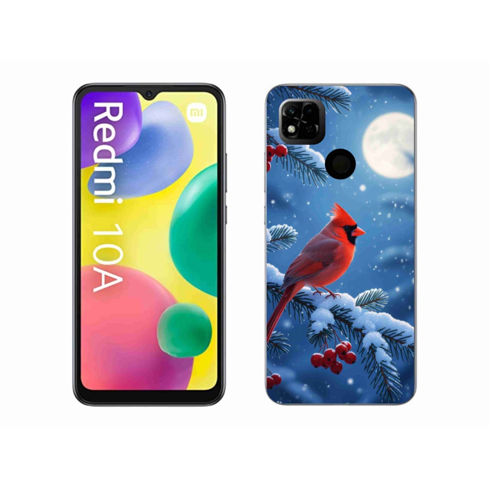 Gelový kryt mmCase na Xiaomi Redmi 10A - kardinál červený