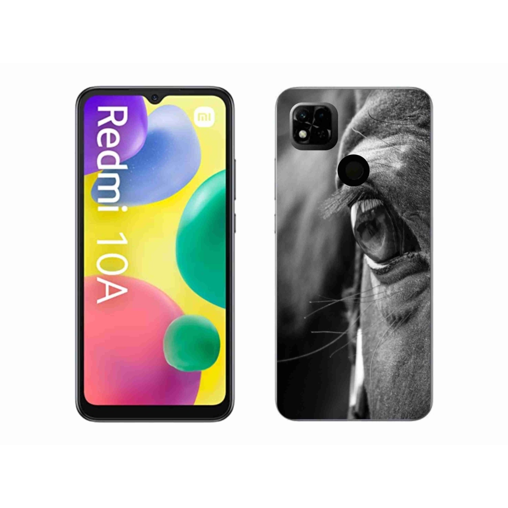 Gelový kryt mmCase na Xiaomi Redmi 10A - koňský pohled