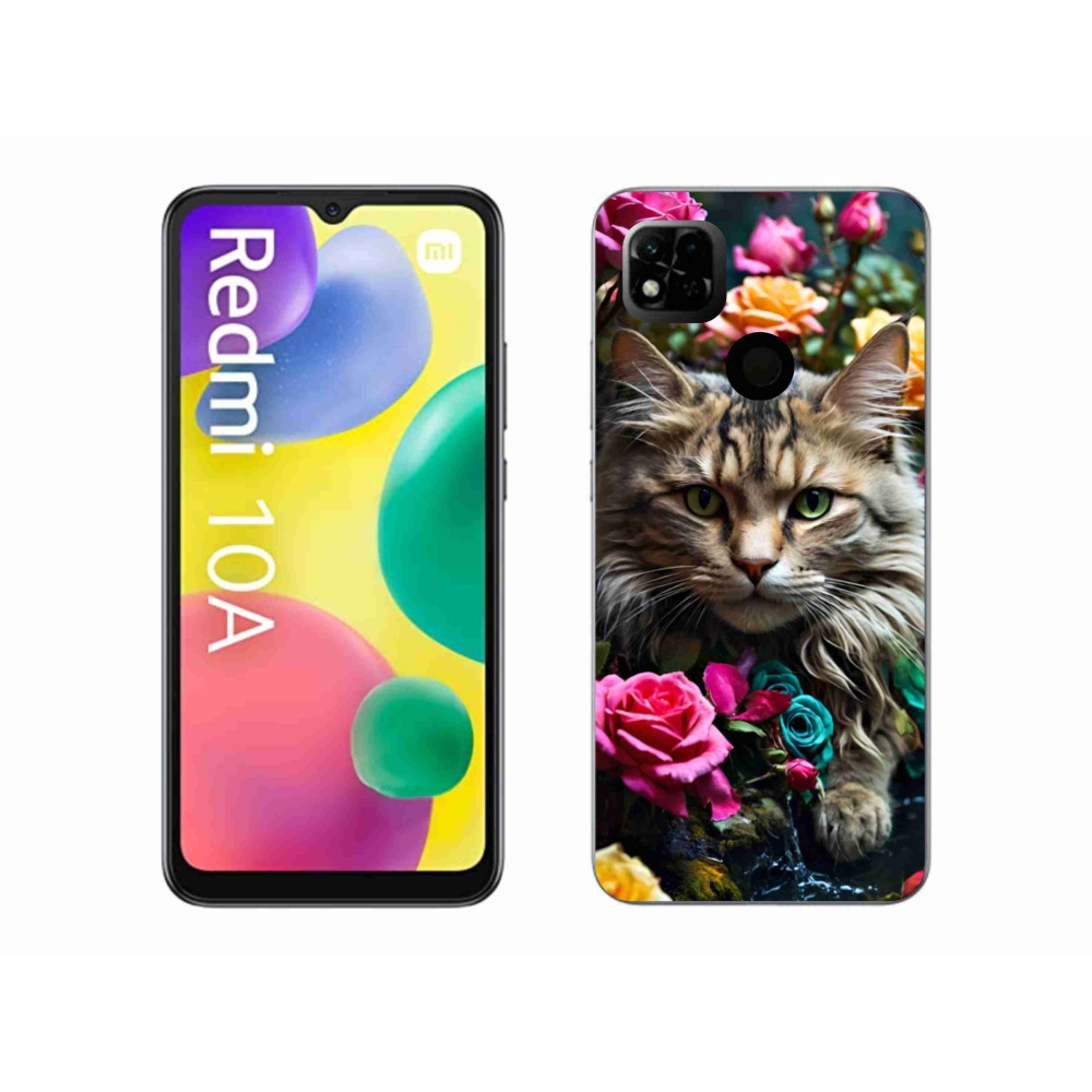 Gelový kryt mmCase na Xiaomi Redmi 10A - kočíčí pohled 2