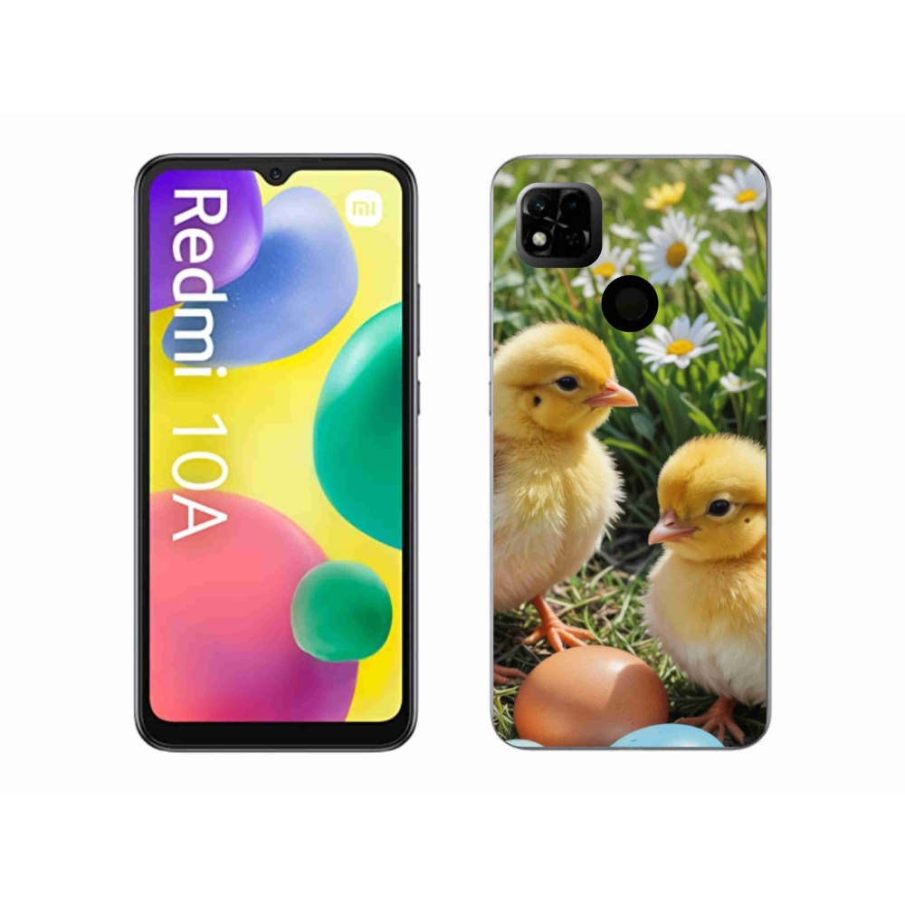 Gelový kryt mmCase na Xiaomi Redmi 10A - kuřátka