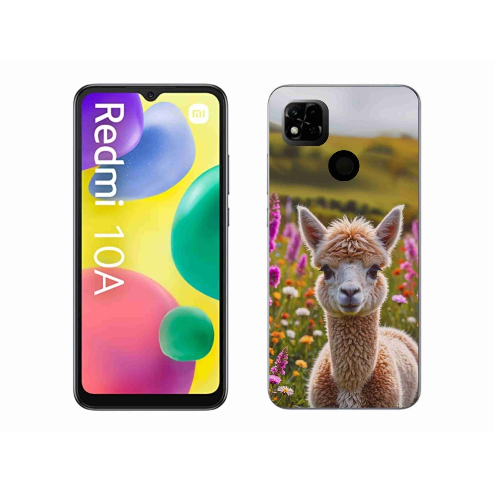 Gelový kryt mmCase na Xiaomi Redmi 10A - lama na louce