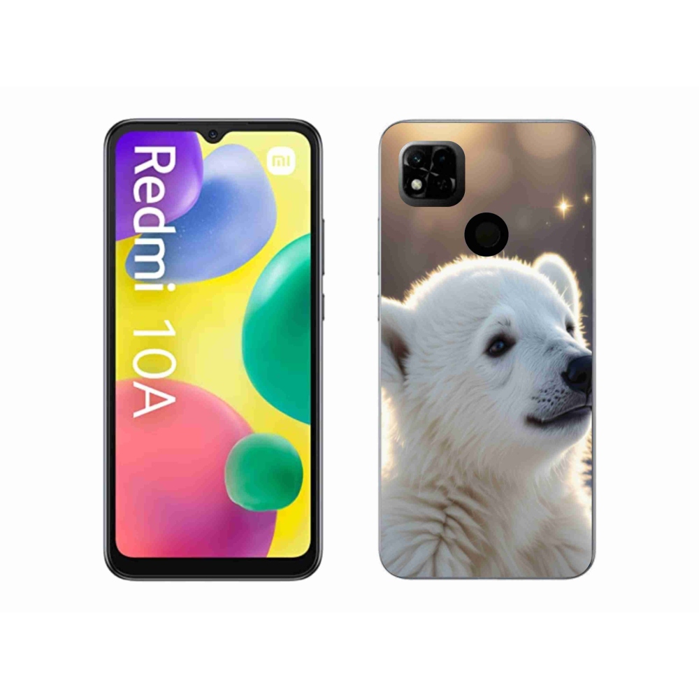 Gelový kryt mmCase na Xiaomi Redmi 10A - lední medvěd