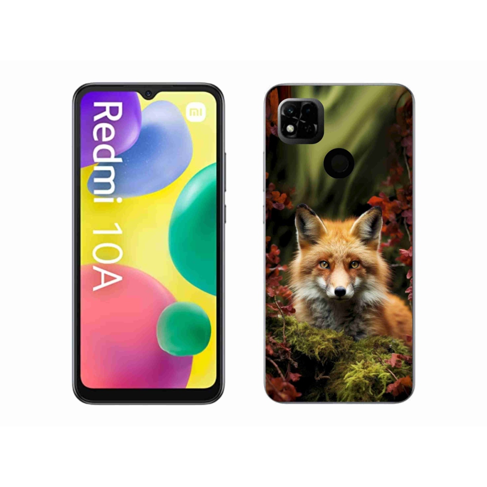 Gelový kryt mmCase na Xiaomi Redmi 10A - liška v lese