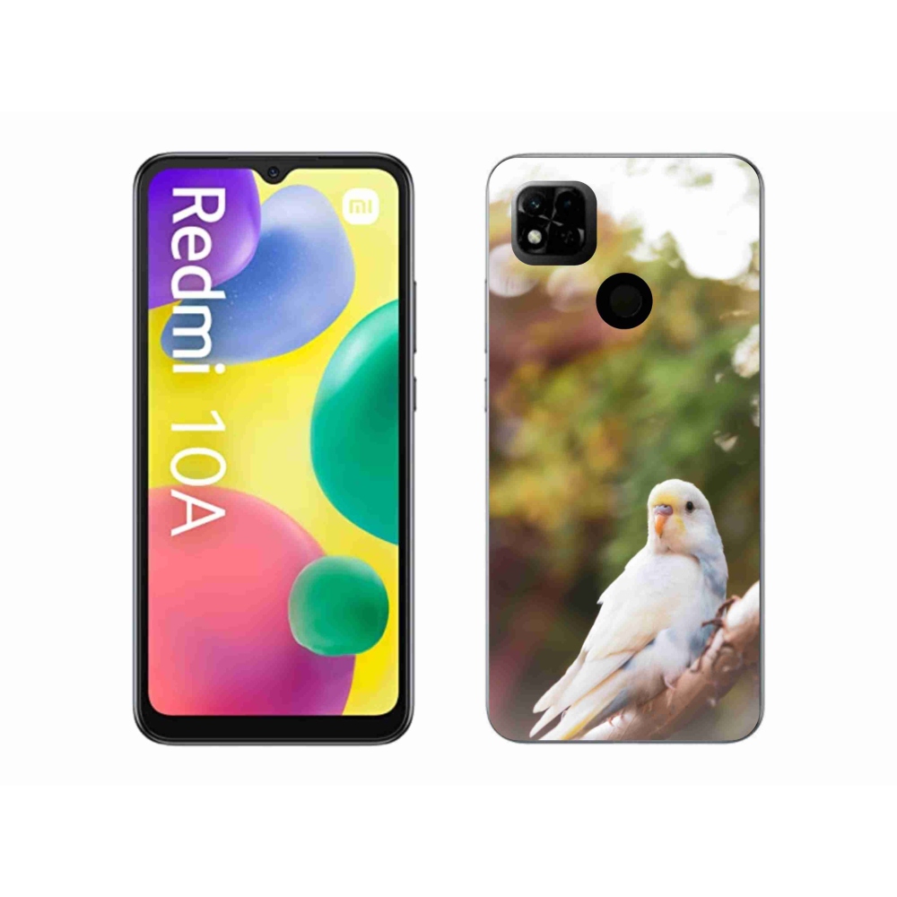 Gelový kryt mmCase na Xiaomi Redmi 10A - andulka bílá