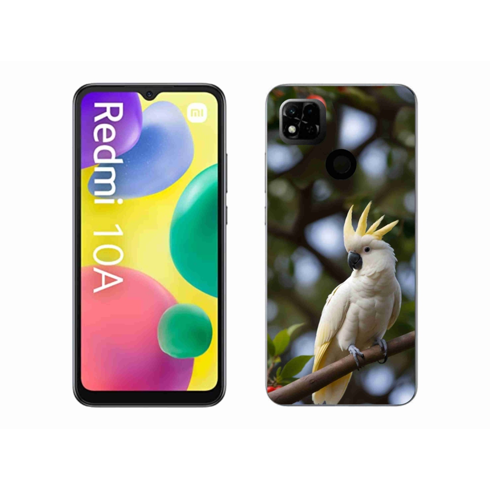 Gelový kryt mmCase na Xiaomi Redmi 10A - papoušek kakadu 3