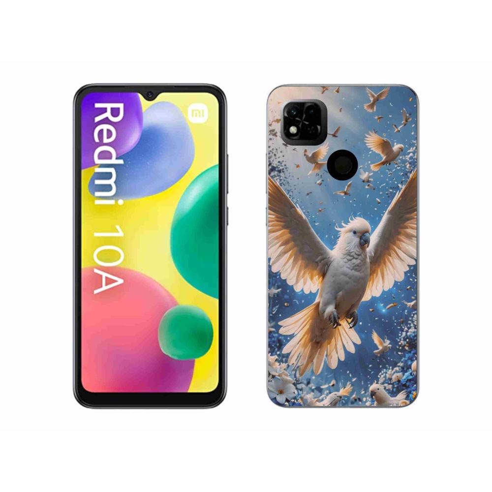 Gelový kryt mmCase na Xiaomi Redmi 10A - papoušek kakadu
