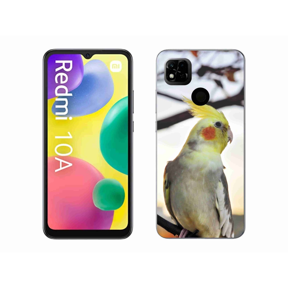 Gelový kryt mmCase na Xiaomi Redmi 10A - papoušek korela