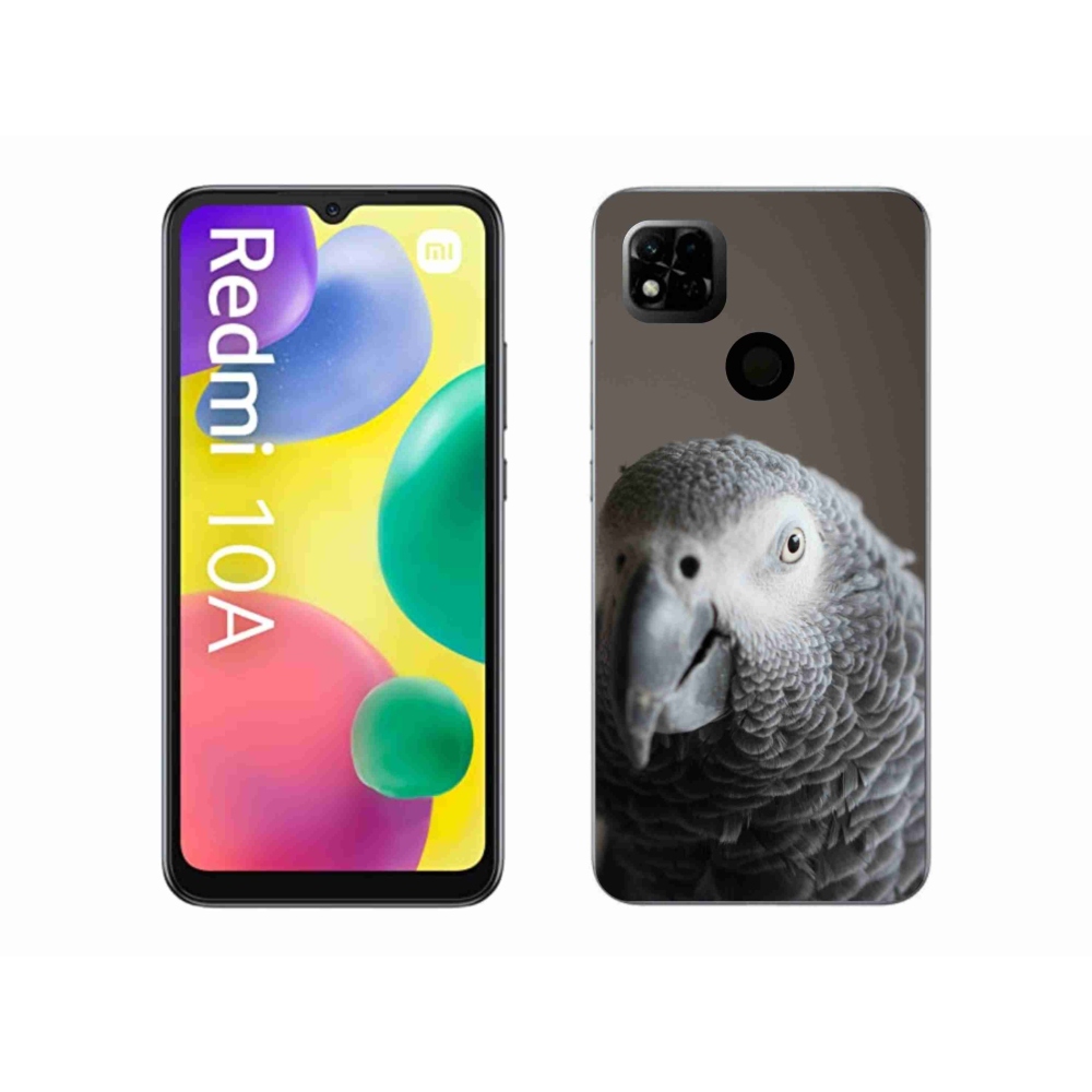 Gelový kryt mmCase na Xiaomi Redmi 10A - papoušek žako 2