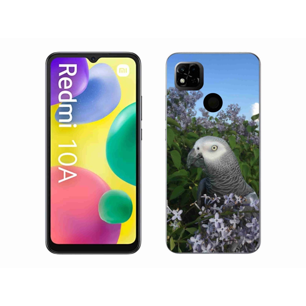 Gelový kryt mmCase na Xiaomi Redmi 10A - papoušek žako
