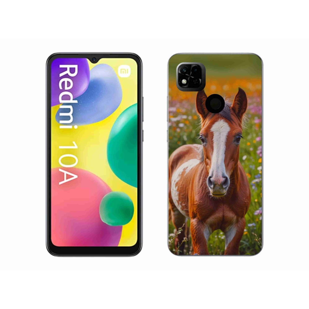 Gelový kryt mmCase na Xiaomi Redmi 10A - roztomilé hříbě