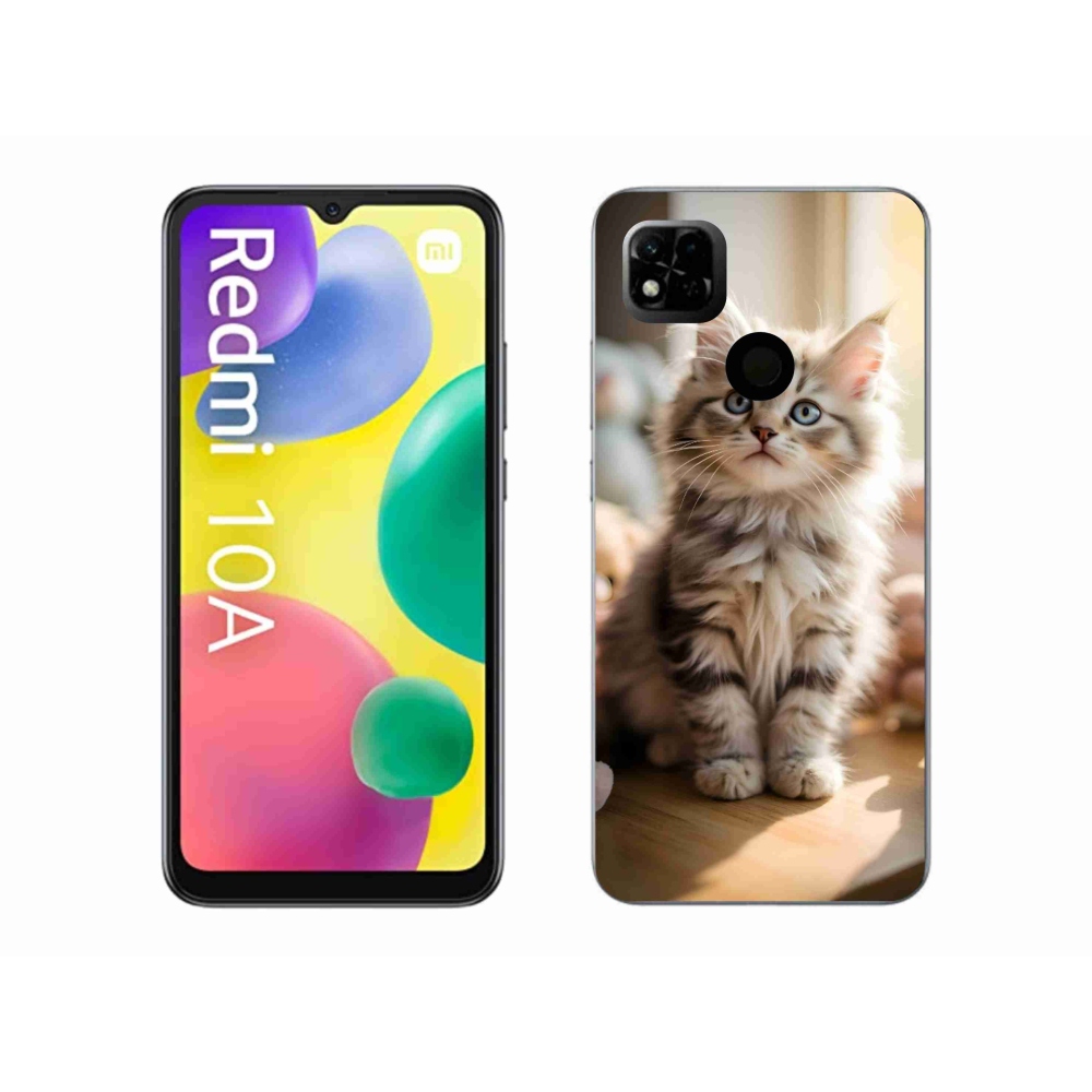 Gelový kryt mmCase na Xiaomi Redmi 10A - roztomilé kotě 10