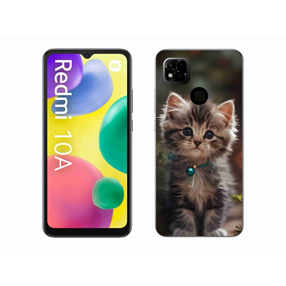 Gelový kryt mmCase na Xiaomi Redmi 10A - roztomilé kotě 11
