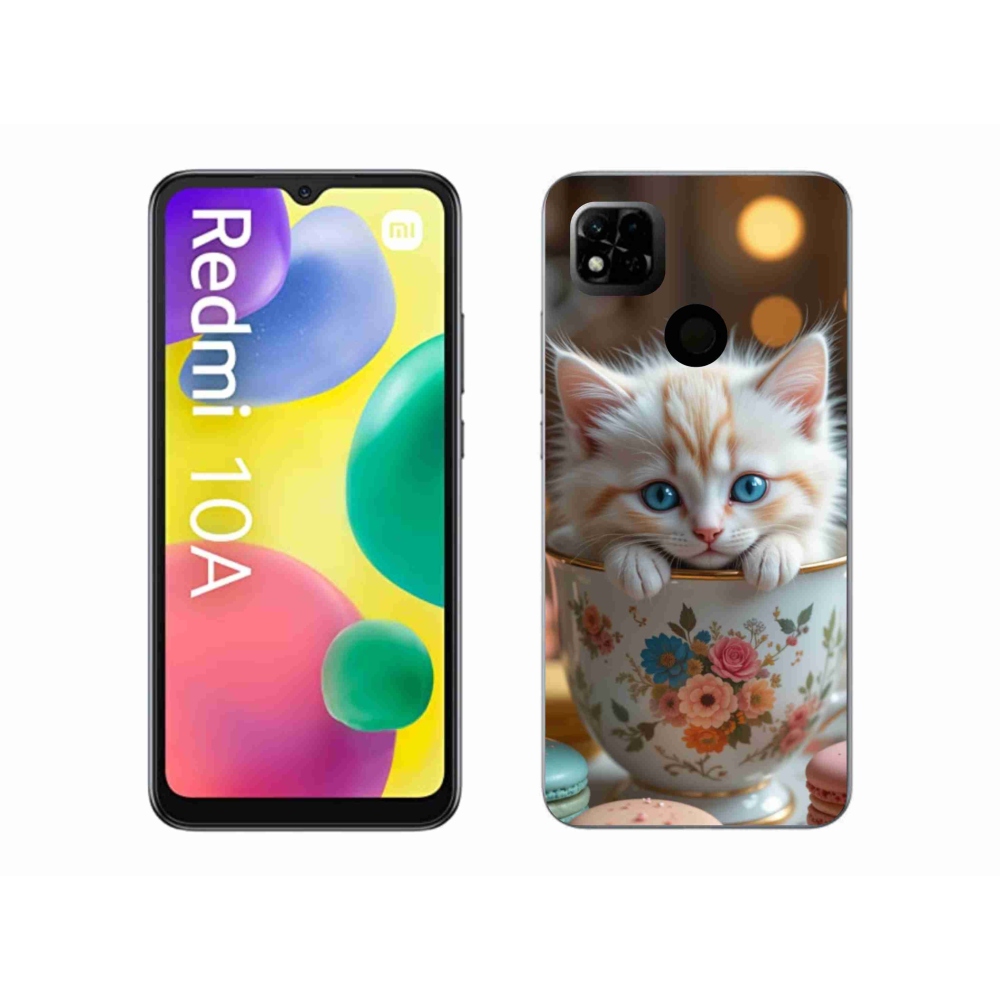 Gelový kryt mmCase na Xiaomi Redmi 10A - roztomilé kotě 6