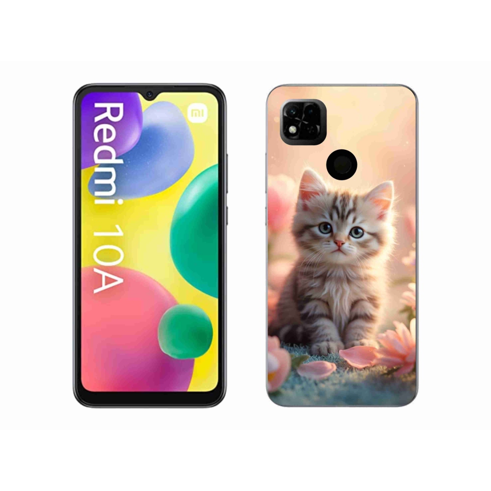 Gelový kryt mmCase na Xiaomi Redmi 10A - roztomilé kotě 8