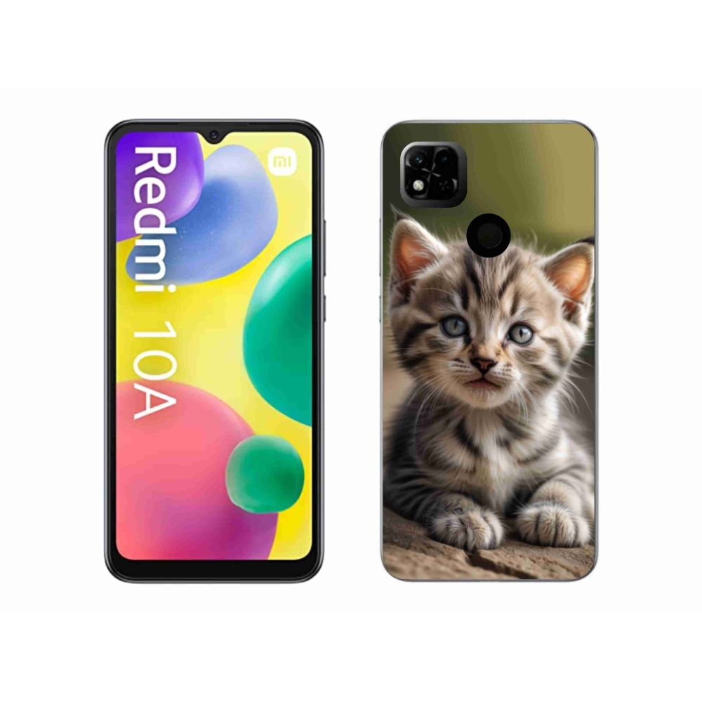 Gelový kryt mmCase na Xiaomi Redmi 10A - roztomilé kotě 9