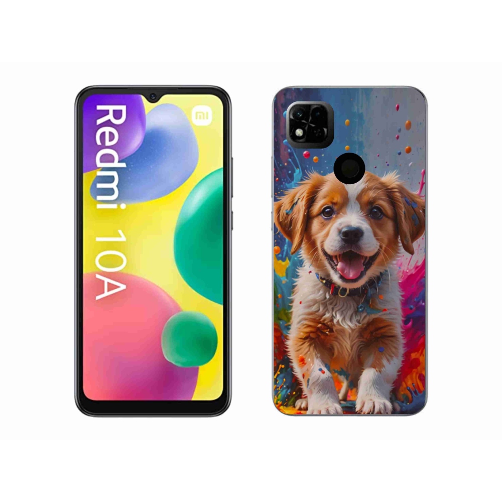Gelový kryt mmCase na Xiaomi Redmi 10A - roztomilé štěně 3