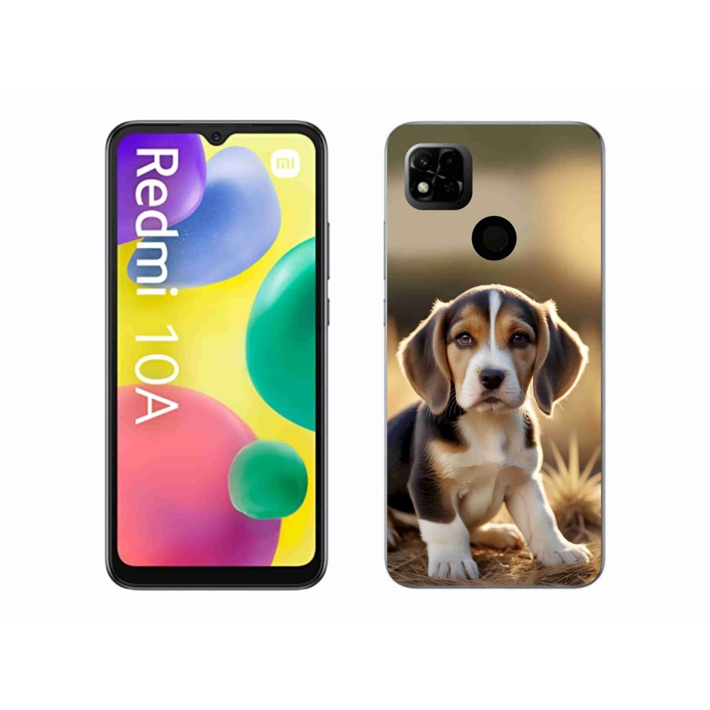 Gelový kryt mmCase na Xiaomi Redmi 10A - roztomilý bígl