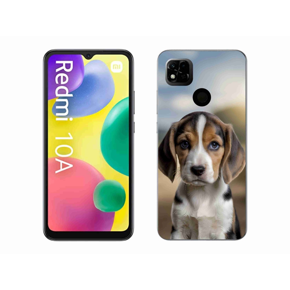 Gelový kryt mmCase na Xiaomi Redmi 10A - roztomilý bígl