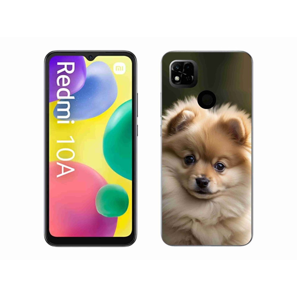 Gelový kryt mmCase na Xiaomi Redmi 10A - roztomilý pomeranian 2
