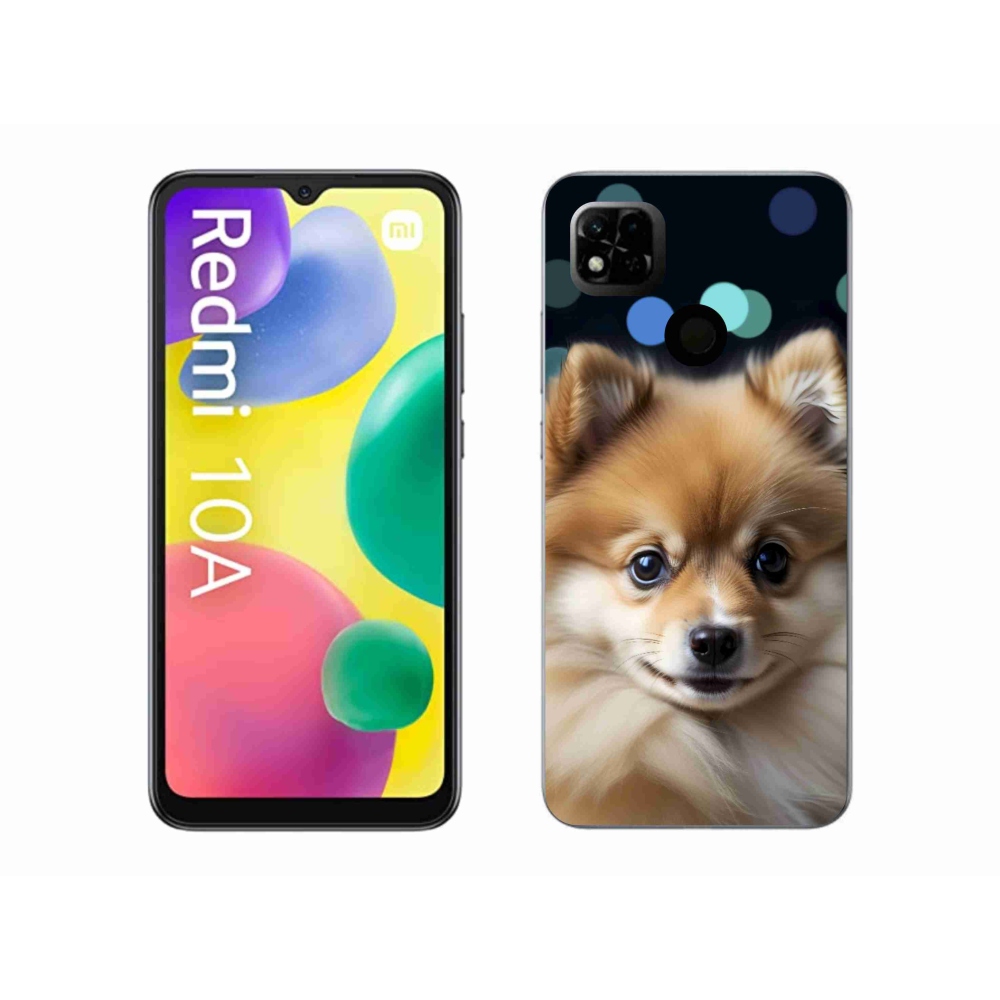 Gelový kryt mmCase na Xiaomi Redmi 10A - roztomilý pomeranian