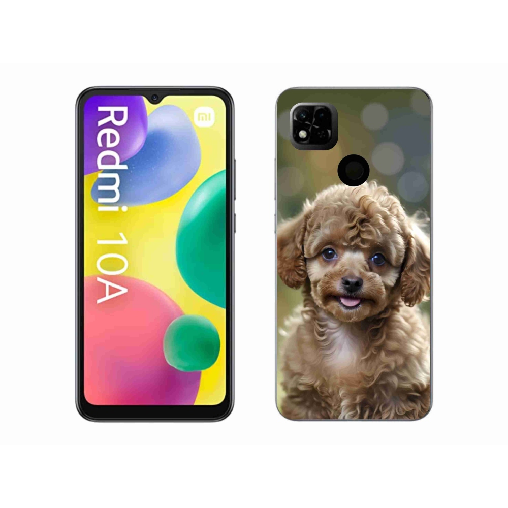Gelový kryt mmCase na Xiaomi Redmi 10A - roztomilý pudl
