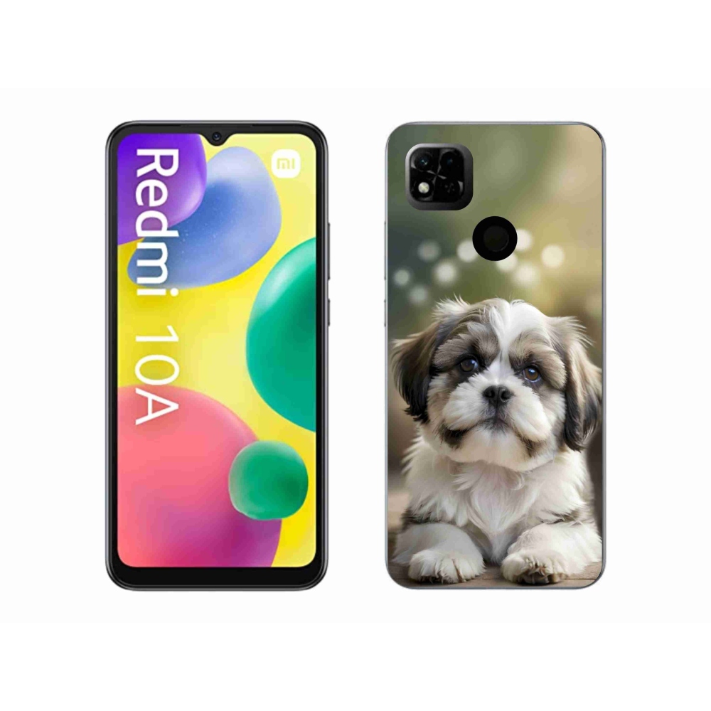 Gelový kryt mmCase na Xiaomi Redmi 10A - roztomilý shih-tzu
