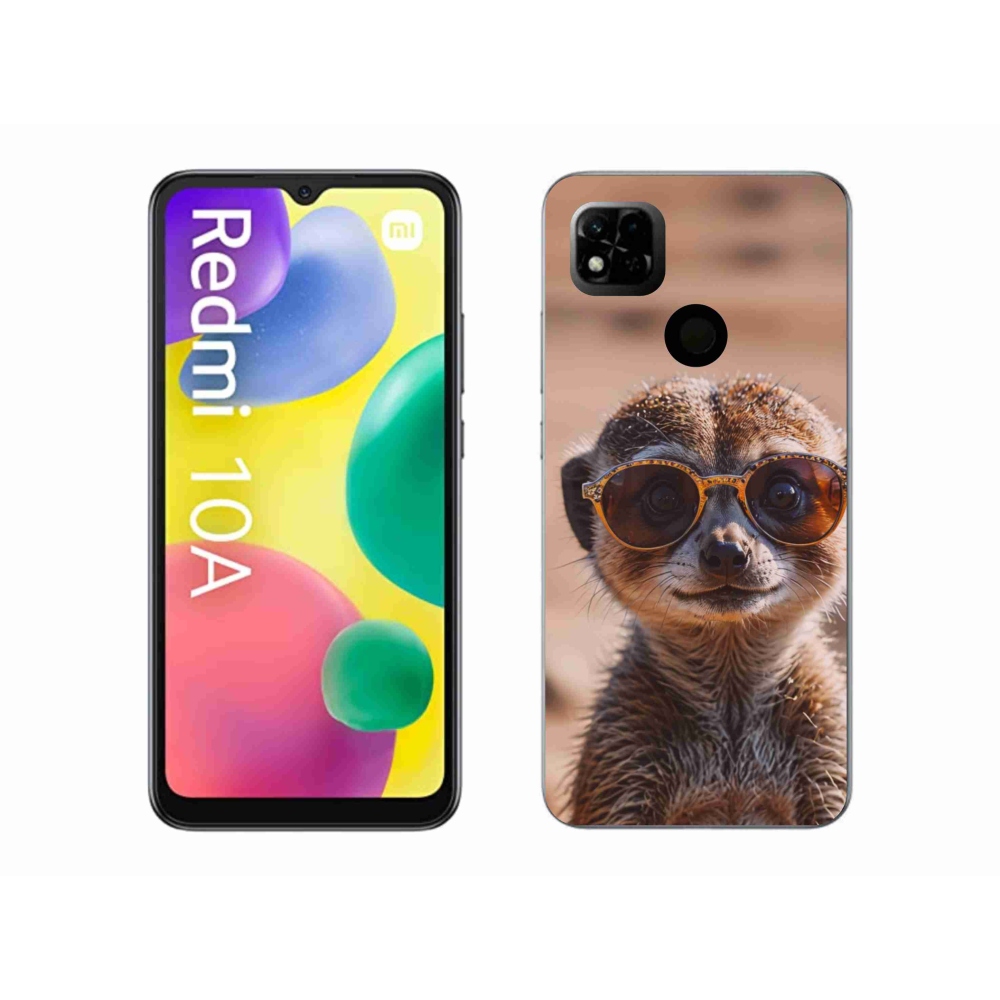 Gelový kryt mmCase na Xiaomi Redmi 10A - stylová surikata