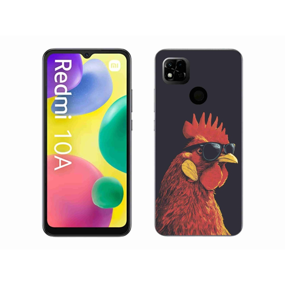 Gelový kryt mmCase na Xiaomi Redmi 10A - stylový kohout