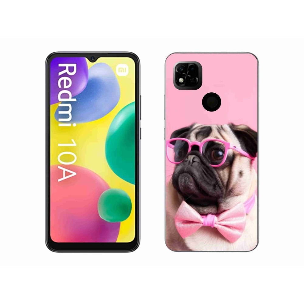 Gelový kryt mmCase na Xiaomi Redmi 10A - stylový mops