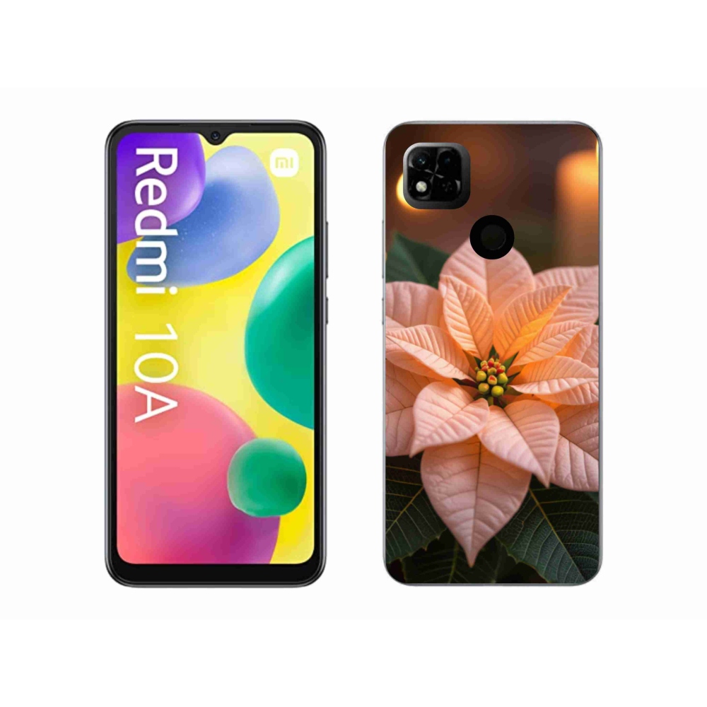 Gelový kryt mmCase na Xiaomi Redmi 10A - vánoční hvězda