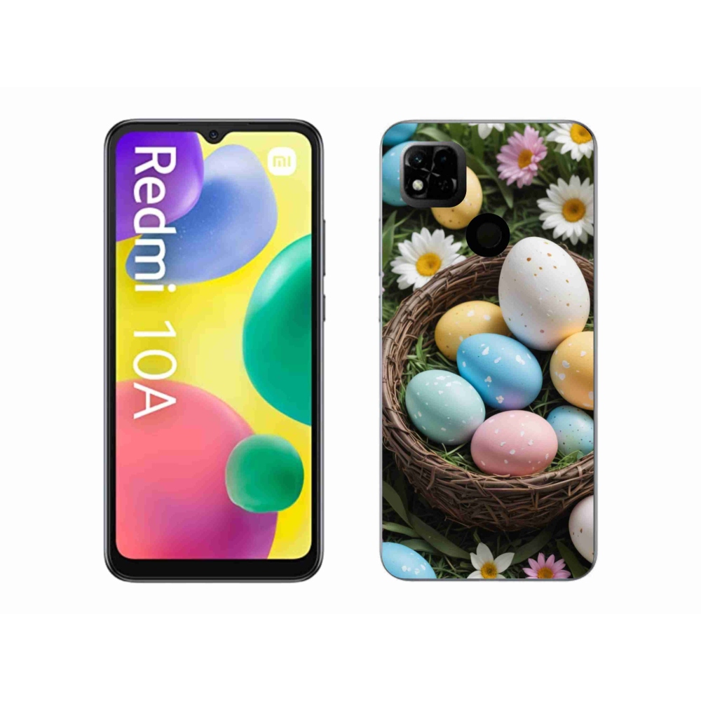 Gelový kryt mmCase na Xiaomi Redmi 10A - velikonoční vajíčka 2