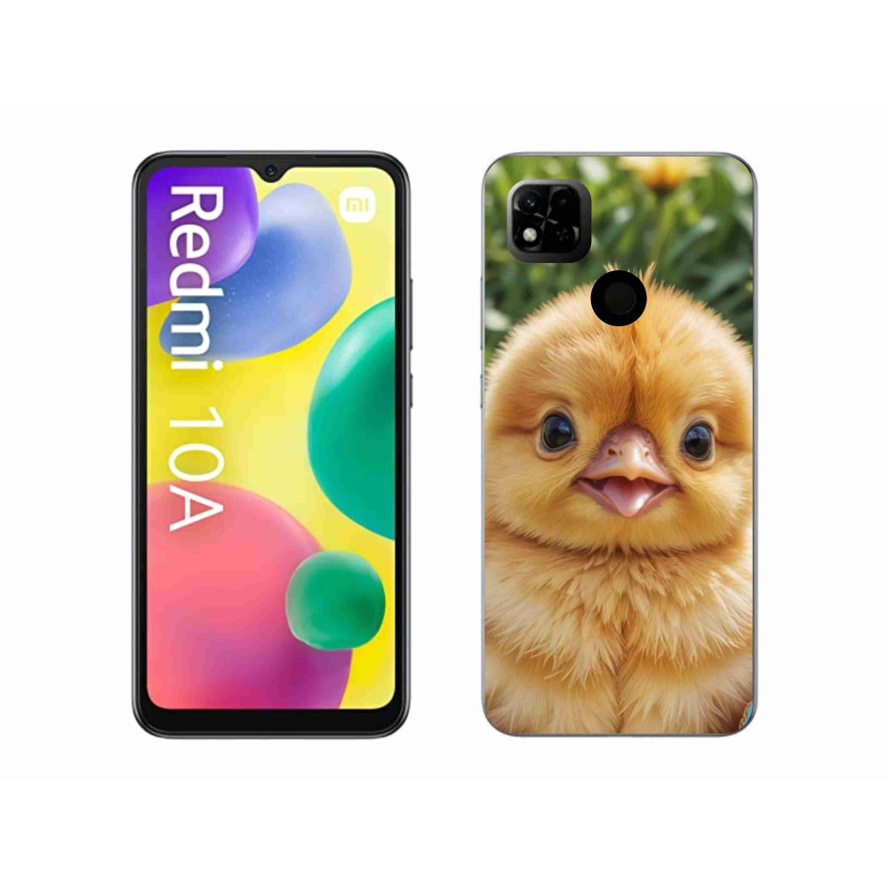 Gelový kryt mmCase na Xiaomi Redmi 10A - veselé kuřátko