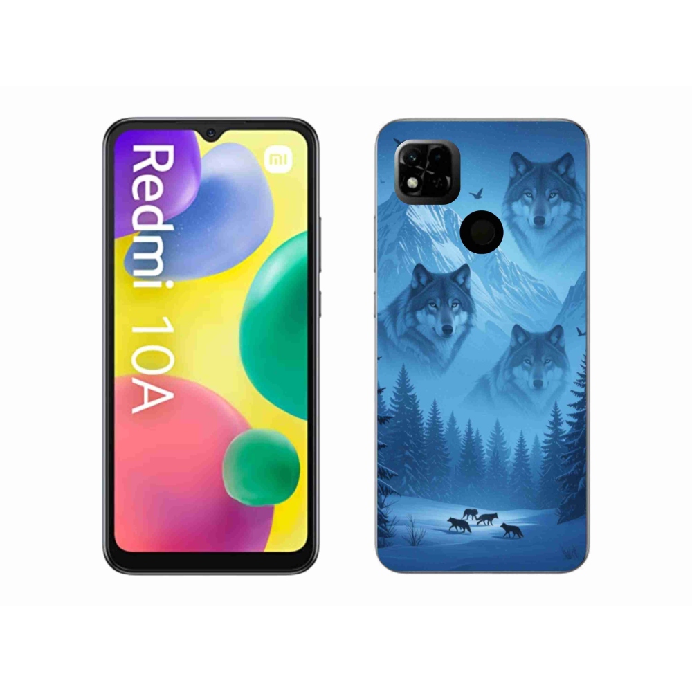 Gelový kryt mmCase na Xiaomi Redmi 10A - vlčí smečka