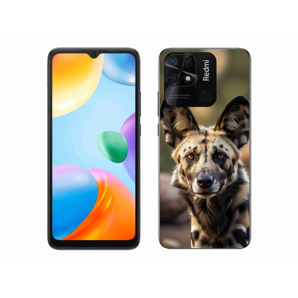 Gelový kryt mmCase na Xiaomi Redmi 10C - africký divoký pes