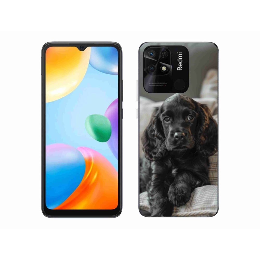 Gelový kryt mmCase na Xiaomi Redmi 10C - anglický kokršpaněl