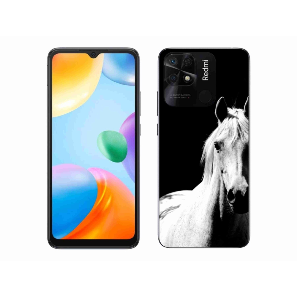 Gelový kryt mmCase na Xiaomi Redmi 10C - bílý kůň 5