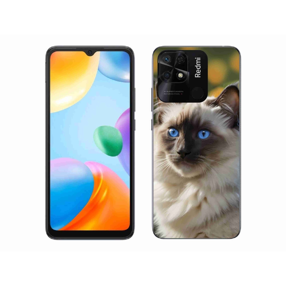 Gelový kryt mmCase na Xiaomi Redmi 10C - bílý ragdoll