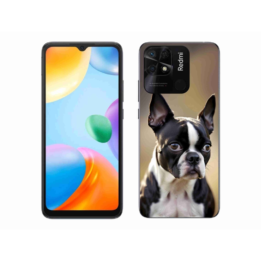 Gelový kryt mmCase na Xiaomi Redmi 10C - bostonský teriér