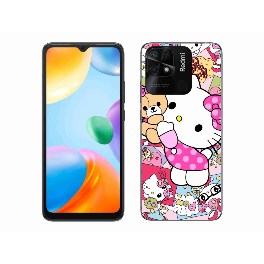 Gelový kryt mmCase na Xiaomi Redmi 10C - cute kitty