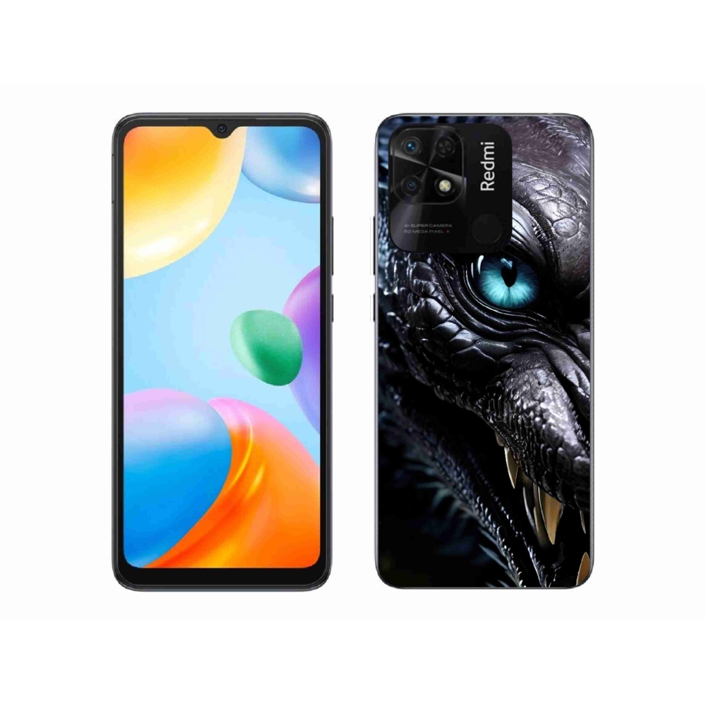 Gelový kryt mmCase na Xiaomi Redmi 10C - dračí pohled