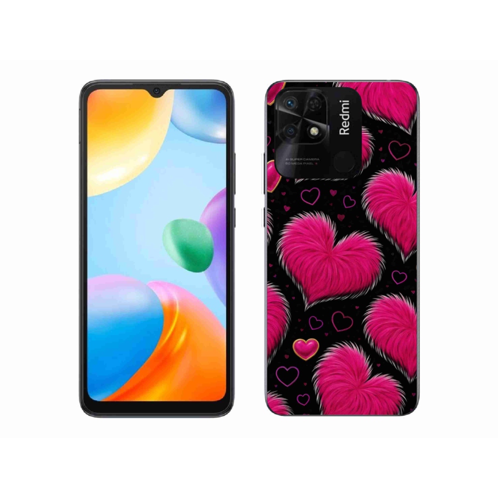 Gelový kryt mmCase na Xiaomi Redmi 10C - hebká srdce